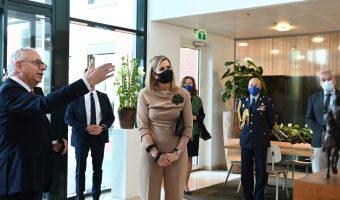 John van Hoof en Koningin Maxima