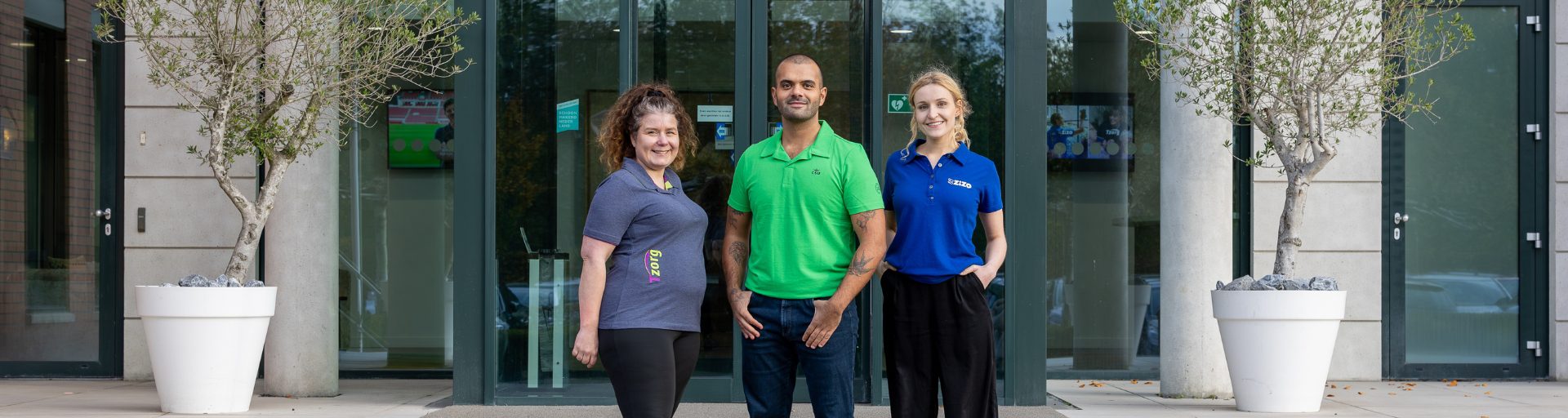 Medewerkers van Zizo. Tzorg en CSU bij hoofdkantoor in Uden