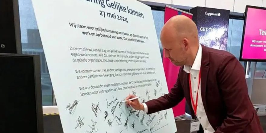 Tekenen van de Verklaring Gelijke Kansen